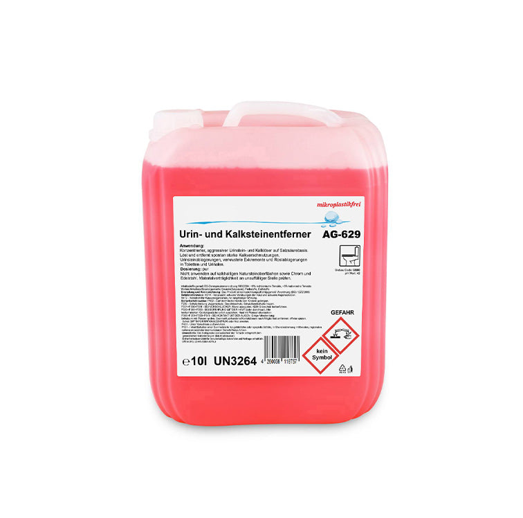 Urin- und Kalksteinentferner, rot, pH-Wert <2, Gefahrengut, 10 Liter