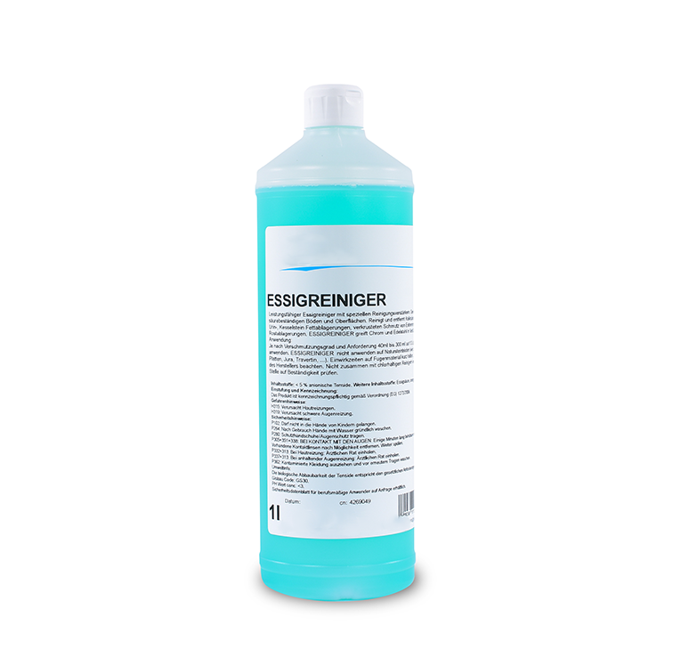 Puricura Essigreiniger Konzentrat gegen Kalk in der 1-Liter-Flasche