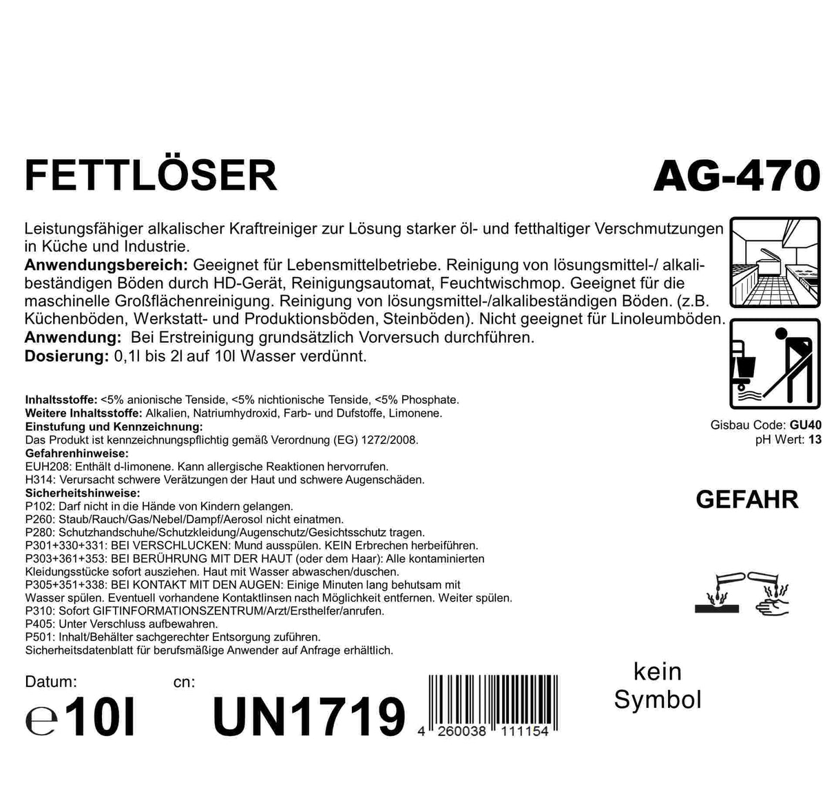 Fett- und Ölverschmutzungen professionell mit Fettlöser entfernen