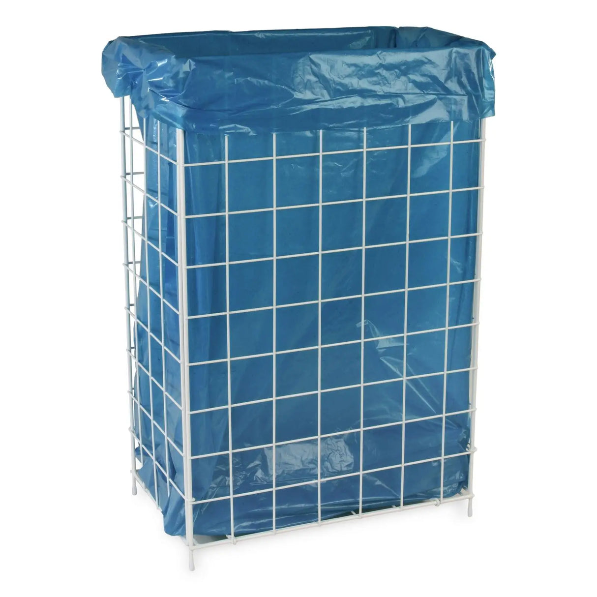 Abfallkorb, zusammenlegbar, weiss, beschichtet, 405 x 251 x 628 mm