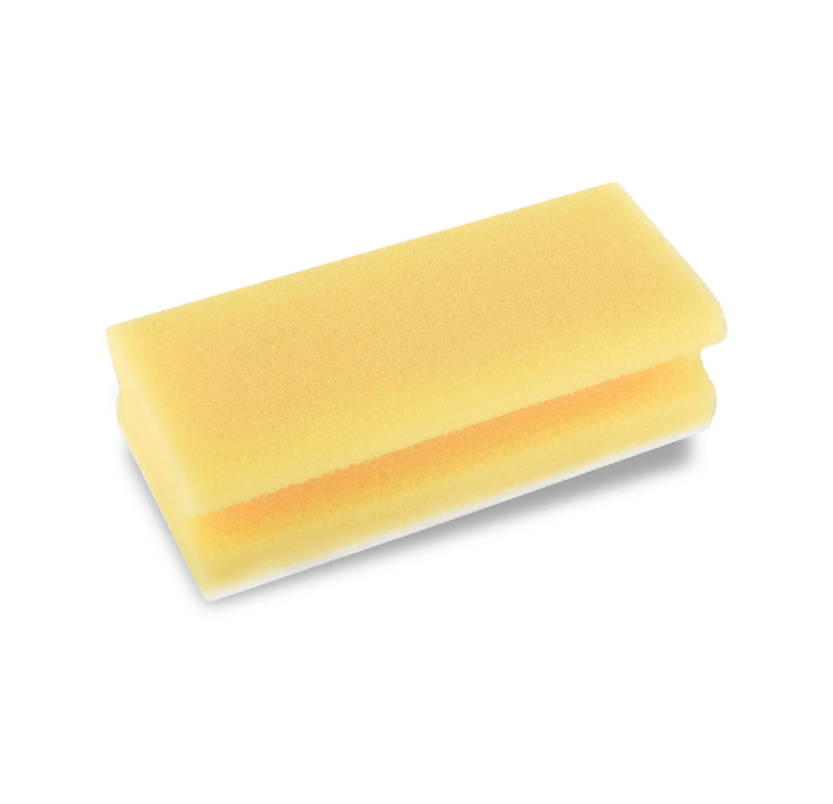 Spugna grip, giallo/verde, 15 x 6,8 x 4,5 cm, 10 pezzi