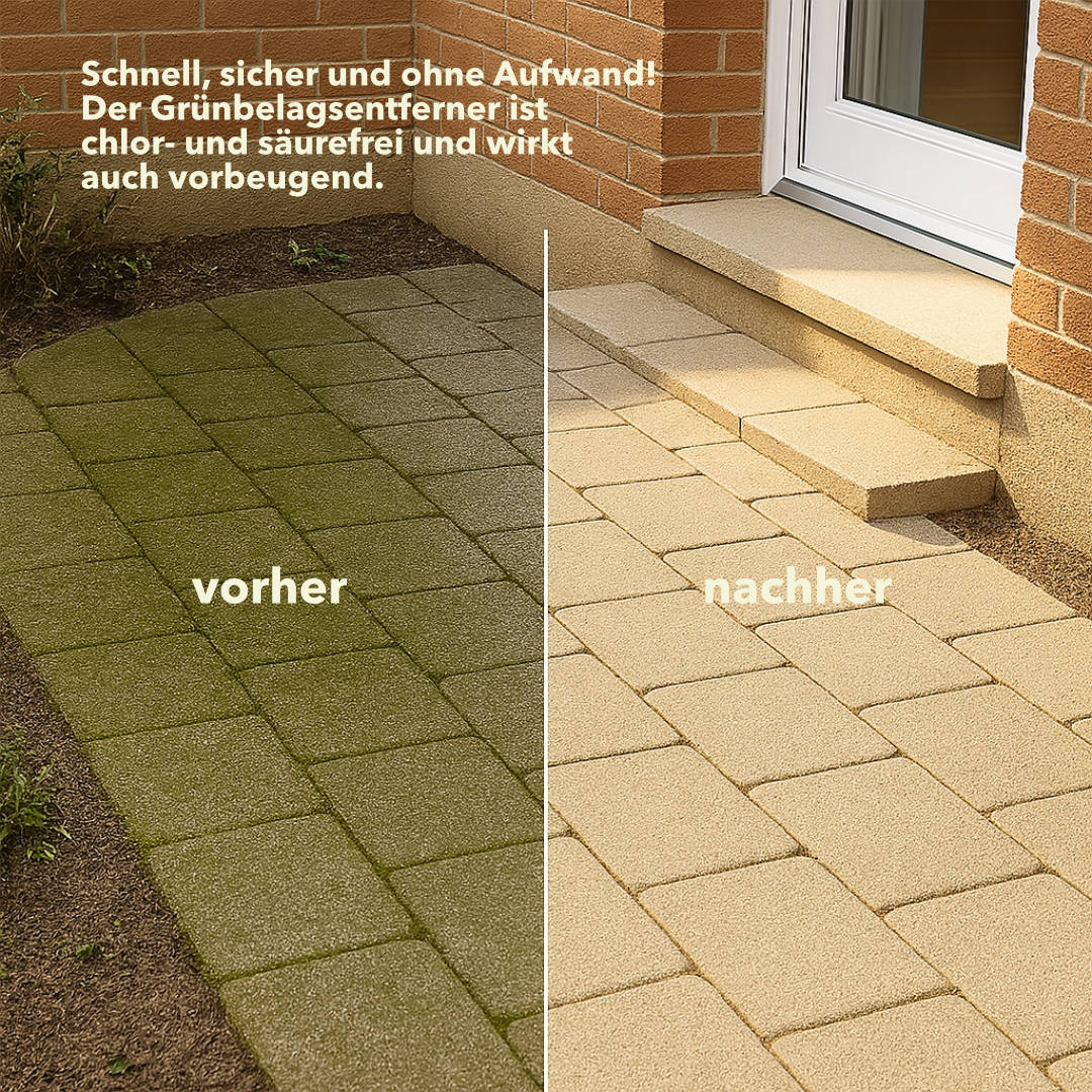 Grünbelagsentferner, konzentriert und chlorfrei, 10 Liter