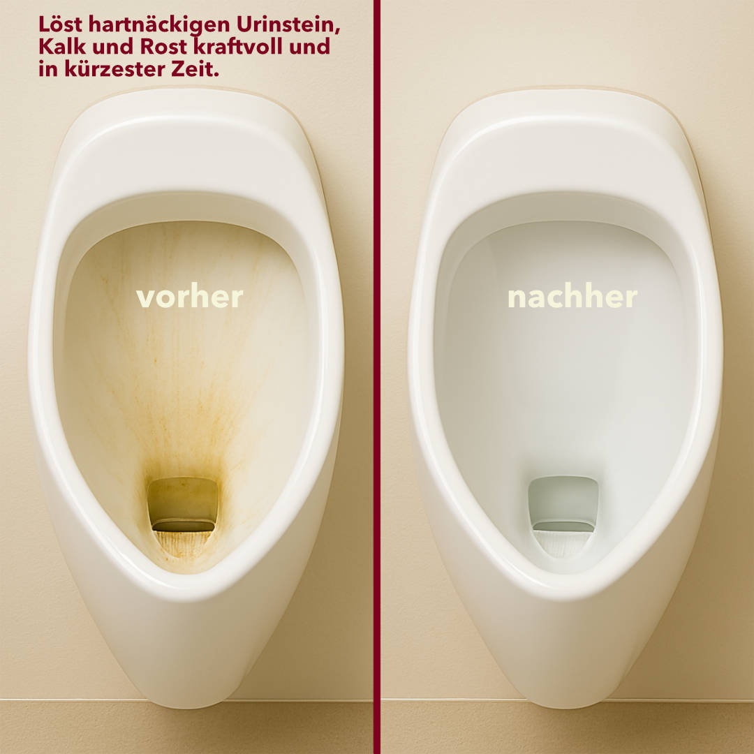 Urin- und Kalksteinentferner, rot, pH-Wert <2, Gefahrengut, 10 Liter