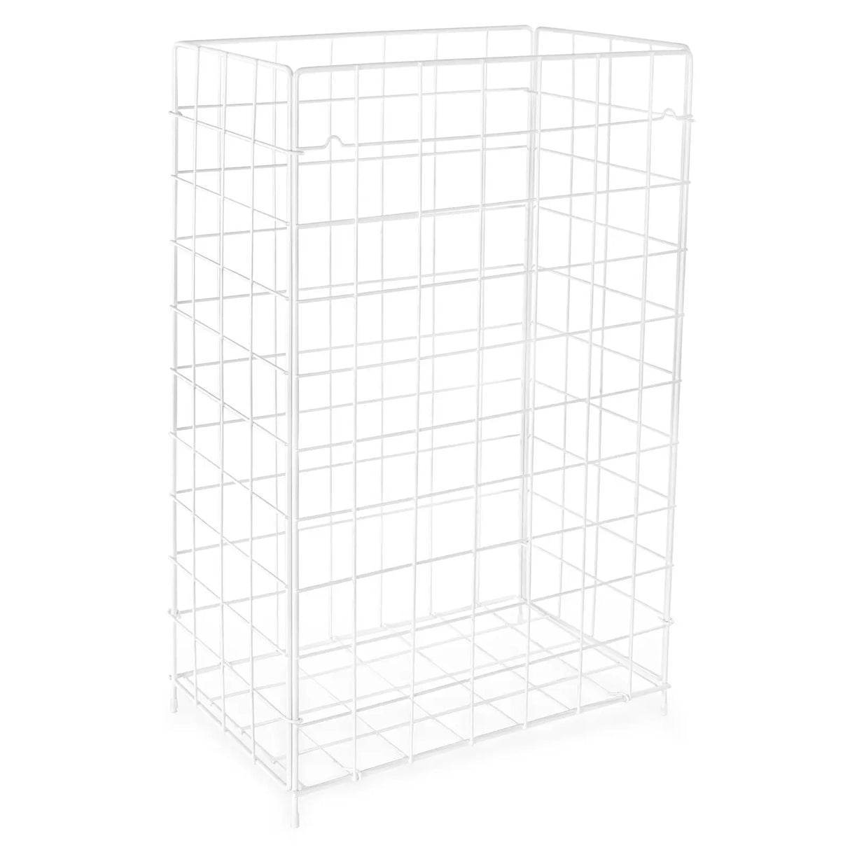 Abfallkorb, zusammenlegbar, weiss, beschichtet, 405 x 251 x 628 mm