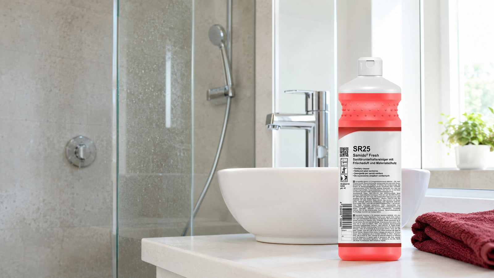 Sanitärreiniger Extra Stark gegen Kalk, Urinstein und Rost im Badezimmer