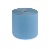 Rouleau de papier industriel, pâte 3 épaisseurs, bleu, 37 x 34 cm, 1 rouleau de 1000 feuilles