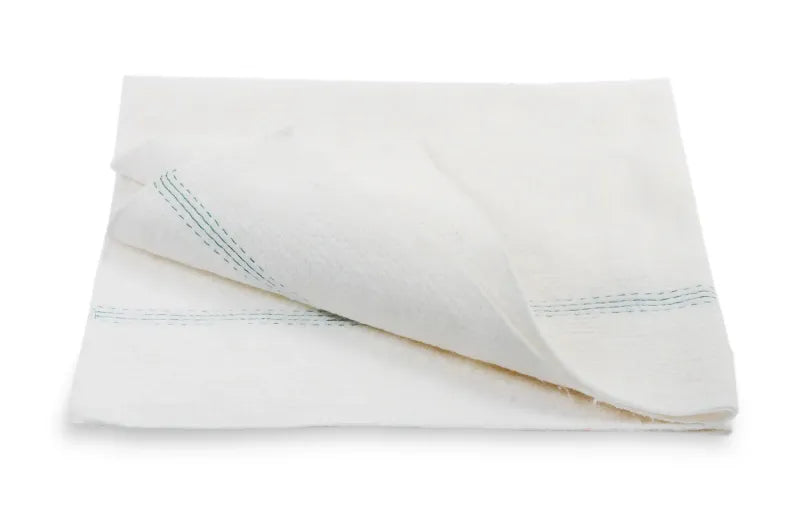 Scrubbing cloth, white, needle fleece, 60 x 70 cm, 1 piece