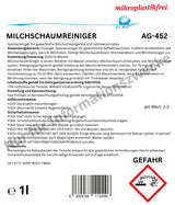 Milchschaumreiniger für Milchschaumgeräte, 1 Liter, pH-Wert <1
