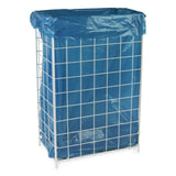 Abfallkorb, zusammenlegbar, weiss, beschichtet, 405 x 251 x 628 mm