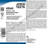 Chrom- & Edelstahlreiniger, pH 9–10, Entfernt Kalk, Fett & Fingerabdrücke, 1 Liter