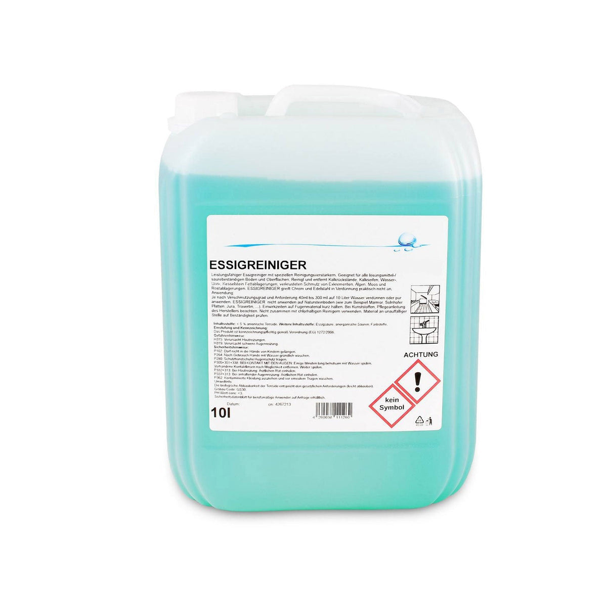 Puricura Profi-Essigreiniger Konzentrat pH <3 im 10-Liter-Kanister
