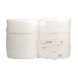 Papier toilette jumbo, pâte blanche, 2 épaisseurs, Ø 25 cm, 6 rouleaux