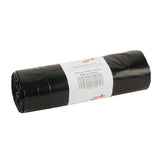 Kehrichtsack mit Zugband, 110 l, LDPE schwarz, Rolle à 10 Sack