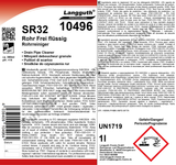 Rohr- und Abflussreiniger Extra Stark, beseitigt Gerüche und Verstopfungen, pH > 12, 1 Liter