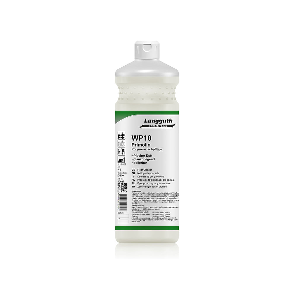 WP10 Primolin Polymerwischpflege 1 Liter Flasche