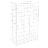 Abfallkorb, zusammenlegbar, weiss, beschichtet, 405 x 251 x 628 mm